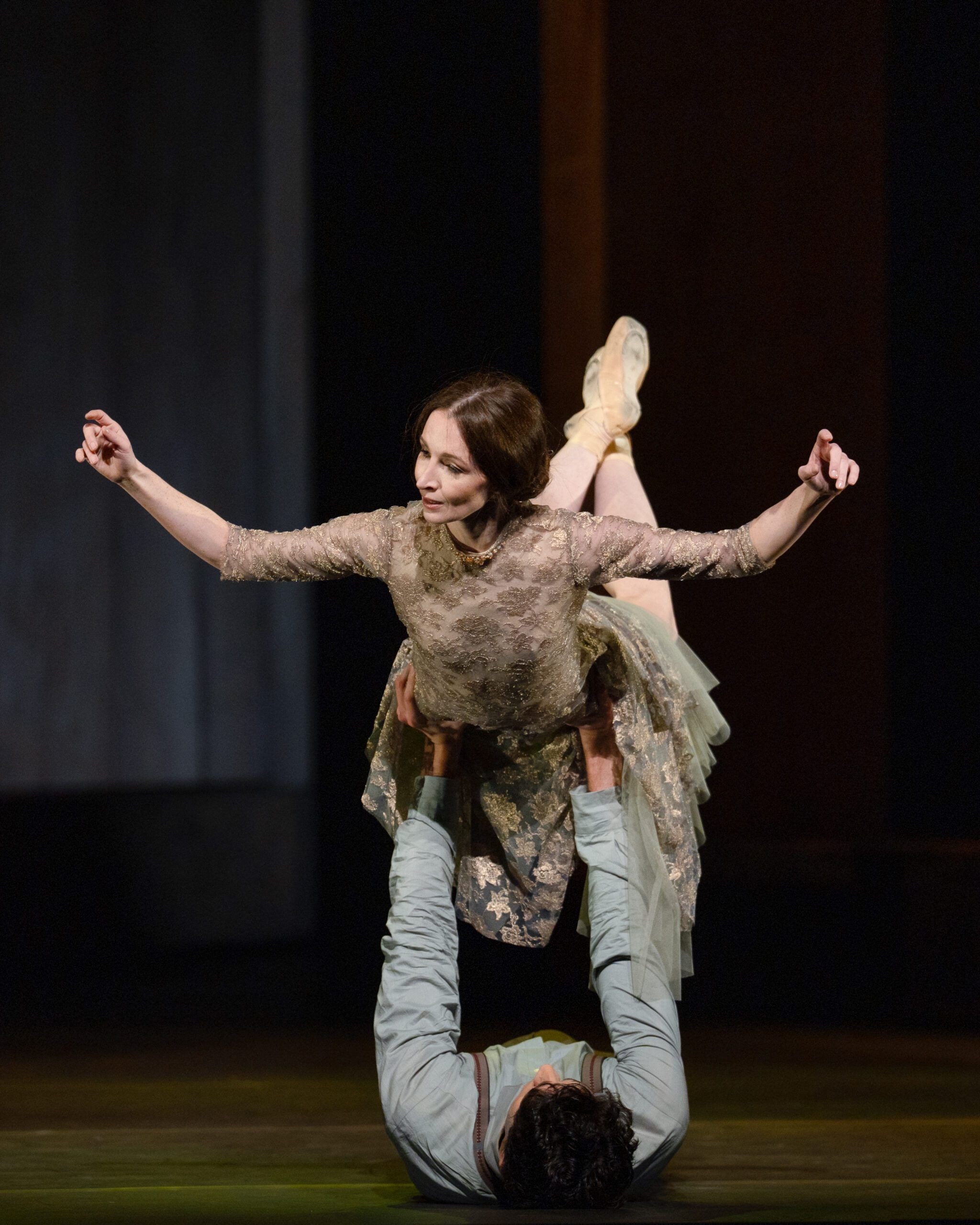 Lauren Cuthbertson and Reece Clarke in Wayne McGregor's Woolf Works